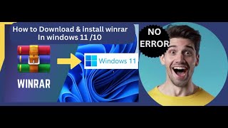 How To Download WINRAR In Windows 1110  Download Free WINRAR In PC [upl. by Cody]