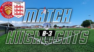 Highlights  Whitstable Town 0 Faversham Town 3 [upl. by Akimahc]