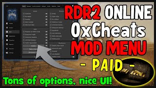 0xCheats RDR2 Mod Menu  PAID RDR2 Mod Menu  GOLD RECOVERY  Cool UI  Easy to follow tutorial [upl. by Behlau]