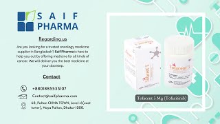 Tofacent 5 MG Tofacitinib  Saif Pharma [upl. by Ali]