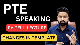 Retell Lecture PTE  Changes IN Template  PTE Speaking ptespeaking by Sunil Sir [upl. by Kreit]