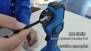 How to use hydraulic crimping tool [upl. by Ttik]