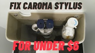 Fix leaking Caroma Stylus toilet for under 6 Stop that flushing sound [upl. by Nimad]