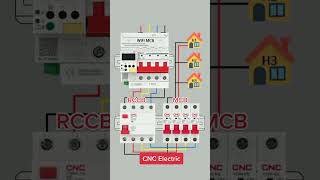 WiFi MCB connection with Residual Current Circuit Breaker [upl. by Llemart42]