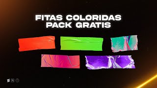 Pack De Fitas Coloridas Gratuitas Como Utilizar Pack Png [upl. by Ghiselin]