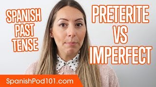 Spanish Past Tense Preterite vs Imperfect [upl. by Cordle374]