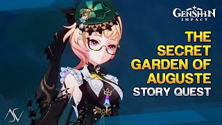 The Secret Garden of Auguste  Emilie Story Quest  Genshin Impact [upl. by Nealy]