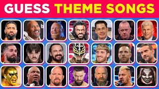 Guess the Top 50 WWE Theme Songs  Roman Reigns Jey Uso Cody Rhodes [upl. by Halyk613]