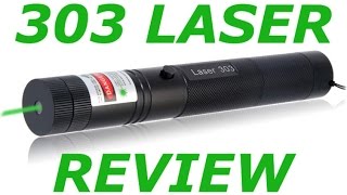 LASER 303 Green 532nm BURNING LASER Pointer Review [upl. by Eivol]