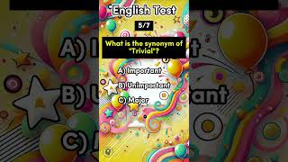 English Synonym Quiz  Vocabulary Test  Word Drill Trivia synonyms english quiz vocabulary fun [upl. by Evatsug]