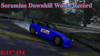 Touge Shakai Soramine Downhill World Record cappuccino [upl. by Wise]