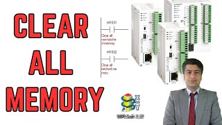 Clear all latched amp non latched memory Delta PLC [upl. by Ynattir308]