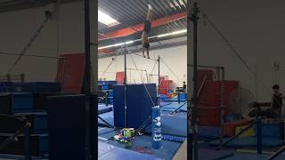 Stalder first timemensgymnastics bars [upl. by Ainit]