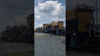 CSX Maintenance Way Equipment Move from Rittman Ohio 7132024 train csx railroad maintainance [upl. by Eibbob]