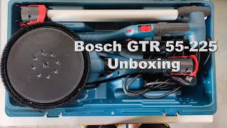 Bosch GTR 55225 professional drywall sander unboxing [upl. by Nomaid]