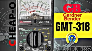 GB●Gardner Bender GMT318 CHEAPO Analog Multimeter Review [upl. by Chader498]