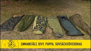 Enmanstält puppa sovsäcksövdrag [upl. by Mungam]