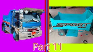 How to make Khmer Made 5Ton PVC RC Truck Part 11 [upl. by Laleb]