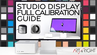 Apple Studio Display Calibrite  XRite Full Calibration Guide [upl. by Babita]