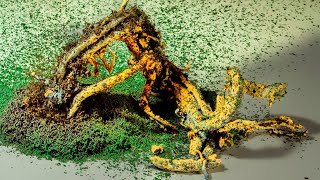 Mercury Thiocyanate Decomposition in Slow Motion The Mesmerizing Chemical Serpent Reaction [upl. by Rephotsirhc]