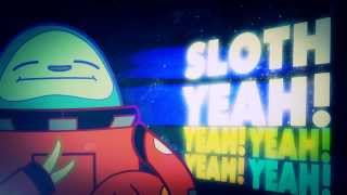 Sloths In Space  animated music video  MrWeebl [upl. by Mauro908]