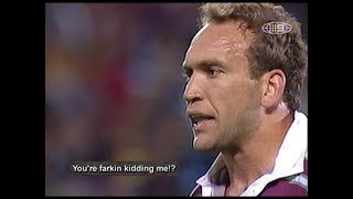 Gorden Tallis SWEARS at Kimmorley subtitled Origin 01 [upl. by Chemar735]