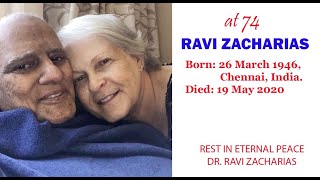 OBITUARY RAVI ZACHARIAS NO MORE [upl. by Ojela]