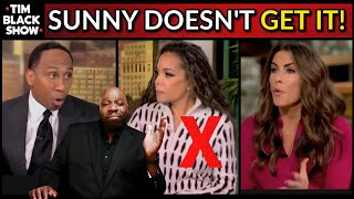 Stephen A Smith EXPOSES Sunny Hostin on The View [upl. by Yaner]