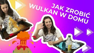 JAK ZROBIĆ WULKAN W DOMU – EKSPERYMENT Z SODĄ I OCTEM [upl. by Marrin]