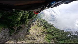 POV Wingsuit Flight through quotThe Crackquot  Chest Mount  GoPro 11  4k [upl. by Clarisse]