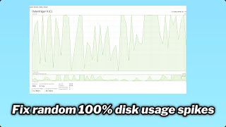 How to Fix random 100 disk usage spikes in Windows 1011  quick fix [upl. by Beniamino187]