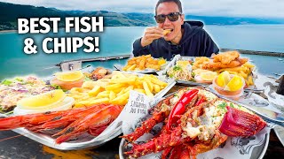 FISH amp CHIPS Mountain 🐟 🍟 Best Australian SEAFOOD on the Great Ocean Road [upl. by Aley]