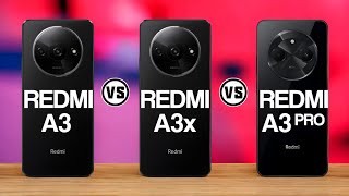 Redmi A3 Vs Redmi A3x Vs Redmi A3 Pro Trakontech [upl. by Daub]