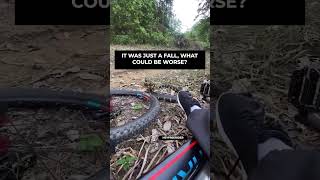 IT WAS JUST A FALL WHAT COULD BE WORSE mtb bicycle mountainbike downhill [upl. by Eisenberg]