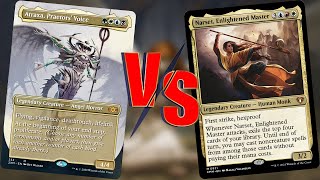 Narset Vs Atraxa 1v1 EDHCMDR Gameplay [upl. by Zulema324]