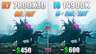 Ryzen 7 7800X3D vs Core i9 14900K in Once Human [upl. by Hecht54]