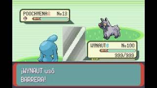 POKEMON EMERALD  WYNAUT  BARRERA  BARRIER [upl. by Dosia]