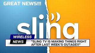 Sling TV is Making Things Right After Last Week’s Outage [upl. by Ettore]