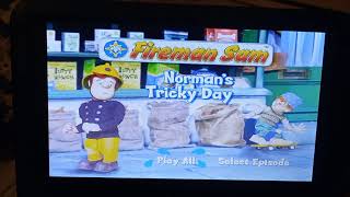 Opening to Fireman Sam Normans Tricky Day 2006 DVD Australia [upl. by Oniskey]