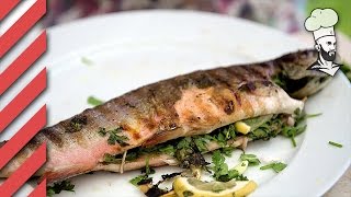 Fisch grillen mit Gasgrill Leckeres Rezept CucinaSimonetti [upl. by Baugh]