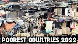 Top 10 Poorest Countries In The World 2022 [upl. by Auqeenwahs]