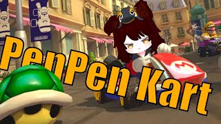 PenPens Tokyo Drift Can a Vtuber Outrace Mario or Just Crash into the shells 🏎️💨 sh [upl. by Snevets194]