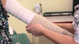 Multilayer bandaging for the arm [upl. by Ragen]