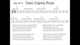 East Virginia Blues  bluegrass backing track [upl. by Adall]