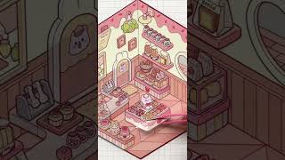 Create a dessert shop for cute bunnies with stickers [upl. by Ynagoham]