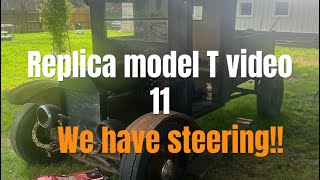 Steering for a model T replica from scratch [upl. by Yentyrb]