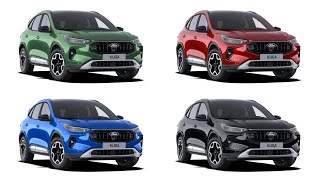 2024 FORD KUGA facelift  COLOURS [upl. by Leamiba]