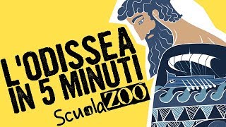 Noccioline 5  LODISSEA di OMERO in MENO di 5 MINUTI ScuolaZoo [upl. by Ziladnerb]