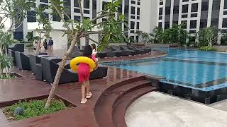 LK Chadstone hotel Cikarang swimming pool [upl. by Tenahs]