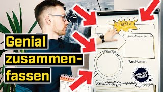 Geniale Zusammenfassungen schreiben 2021 ➡ Lernen radikal vereinfachen [upl. by Ainolloppa]